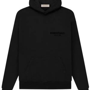 New Essentials Black Stretch Limo Hoodie Authentic ✅ Same Day Shipping